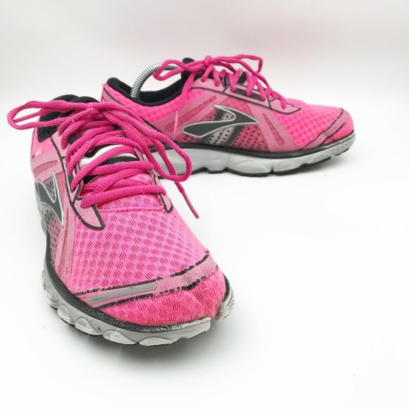 BROOKS Pure Cadence Pink Athletic Running Shoes Womens 8.5 - Picture 1 of 16